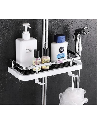 Универсална етажерка рафт за душ тръба